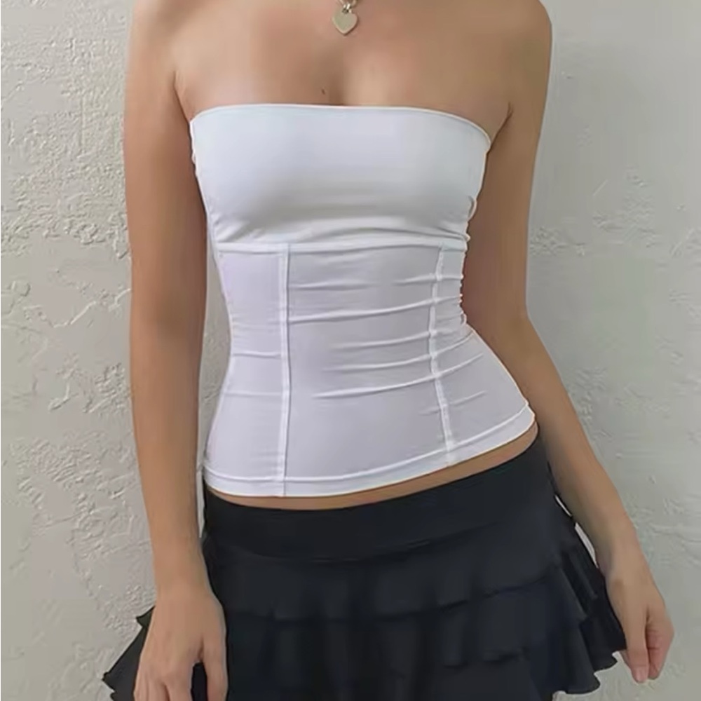 White tube top
